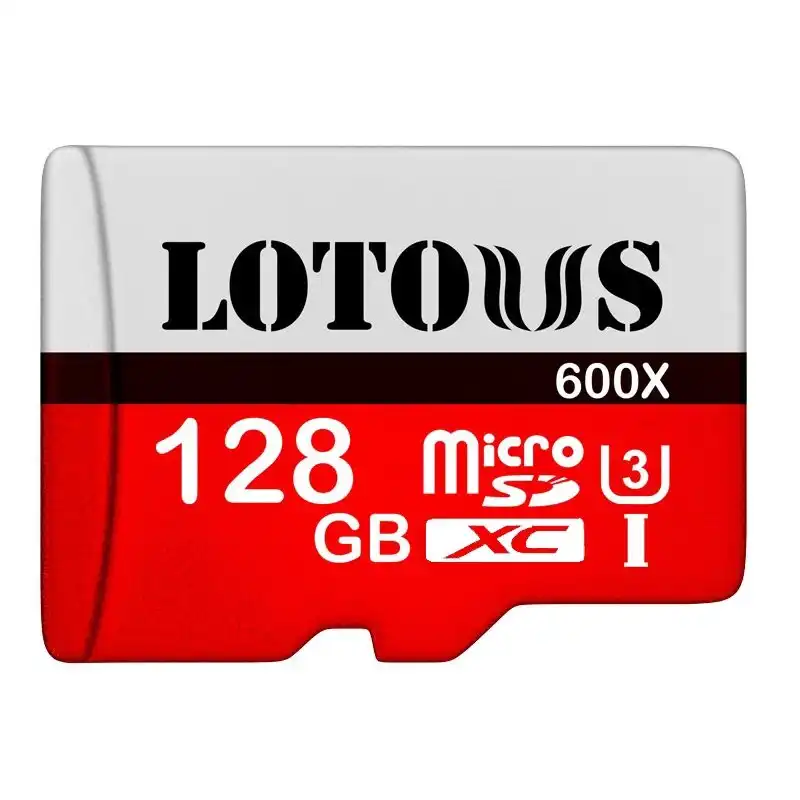 کارت حافظه‌ microSDXC لوتوس مدل U3 600X کلاس 10 استاندارد UHS-I U3 سرعت 100MBps ظرفیت 128 گیگابایت