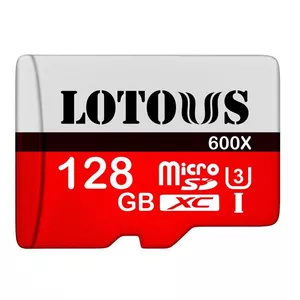 کارت حافظه‌ microSDXC لوتوس مدل U3 600X کلاس 10 استاندارد UHS-I U3 سرعت 100MBps ظرفیت 128 گیگابایت