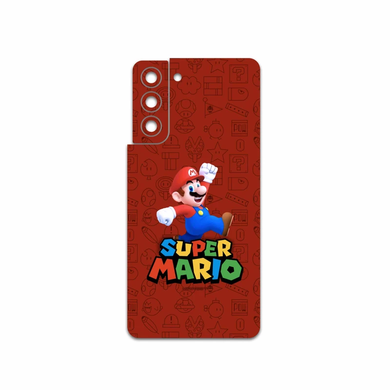 برچسب پوششی ماهوت مدل Super-Mario-Game مناسب برای گوشی موبایل سامسونگ Galaxy S21 5G