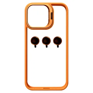 کاور طرح استند پنجره ای مدل Eason مناسب برای گوشی موبایل اپل Iphone 14 Pro Max به همراه محافظ لنز
