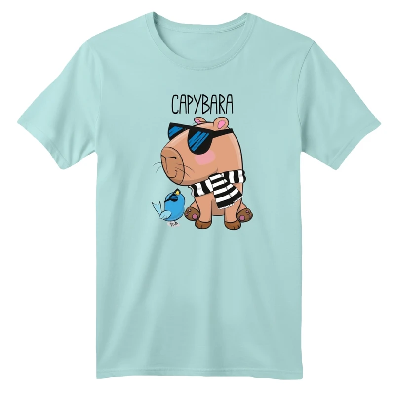 تی شرت آستین کوتاه بچگانه مدل سگ و جوجه