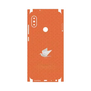MAHOOT Minimalist origami bird-FullSkin Cover Sticker for Xiaomi Redmi Note 5 Pro