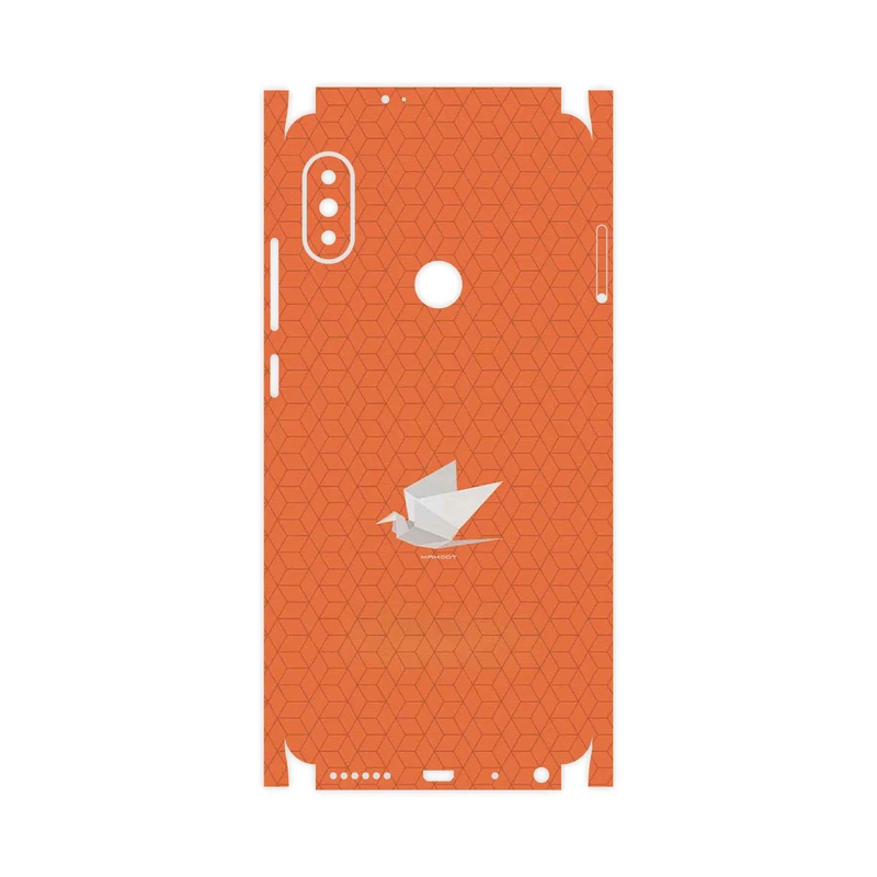 برچسب پوششی ماهوت مدل Minimalist origami bird-FullSkin مناسب برای گوشی موبایل شیائومی Redmi Note 5 Pro
