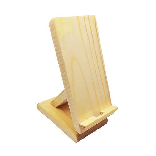 پایه نگهدارنده گوشی موبایل و تبلت مدل چوبی