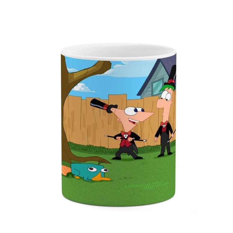 ماگ کاکتی مدل کارتون Phineas And Ferb کد mgh22913
