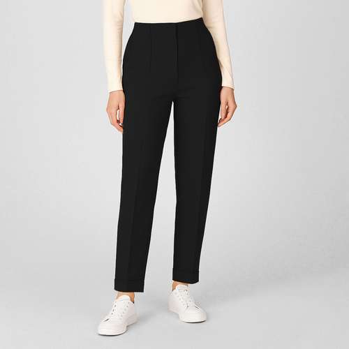 شلوار راسته زنانه السانا مدل شادلی کد 217601 رنگ مشکی