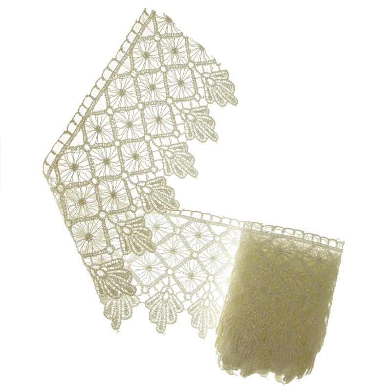 نوار یراق مدل گیپور کد Y6376 طول 0.7 متر