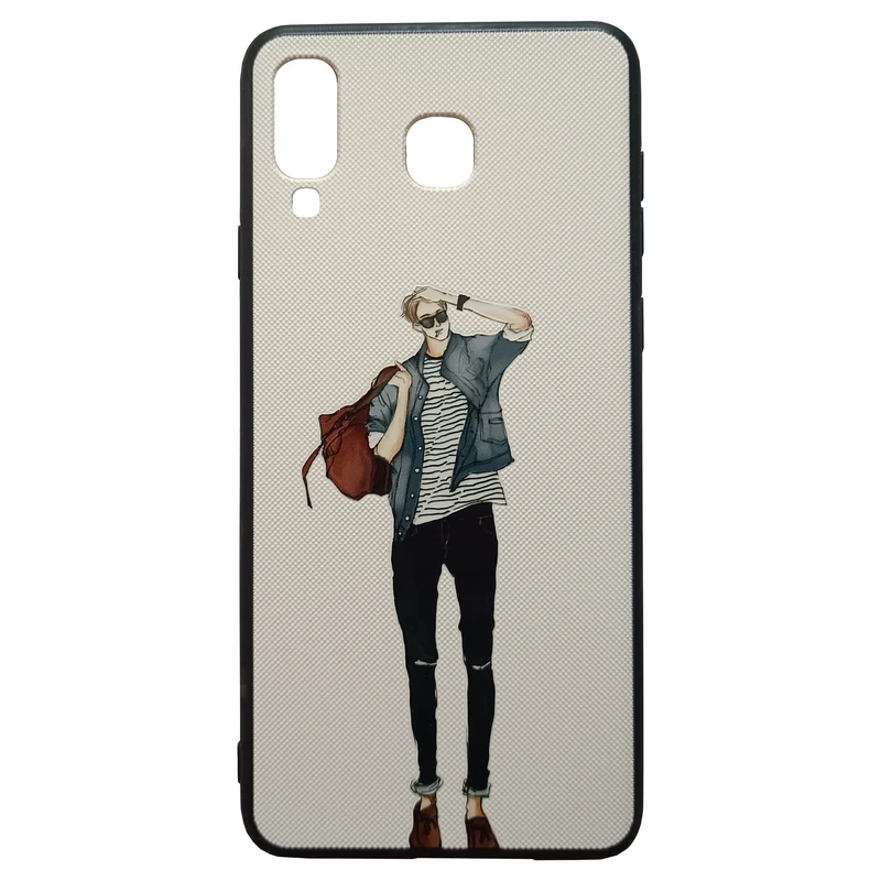 کاور مدل فانتزی کد 6-0 طرح پسرانه مناسب برای گوشی موبایل سامسونگ Galaxy A8/A9 Star