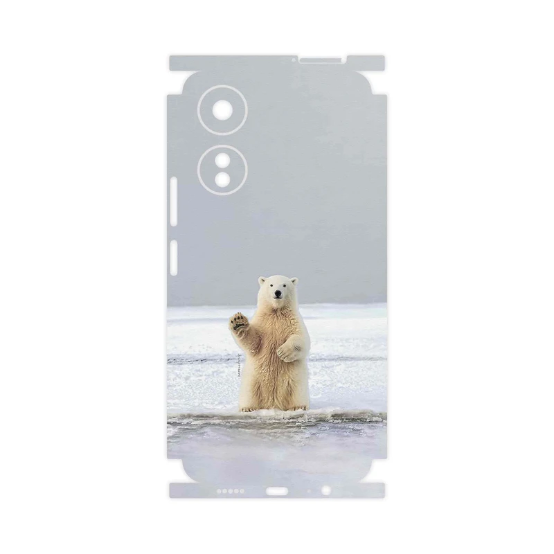 برچسب پوششی ماهوت مدل Polar_bear-FullSkin مناسب برای گوشی موبایل آنر X5 Plus