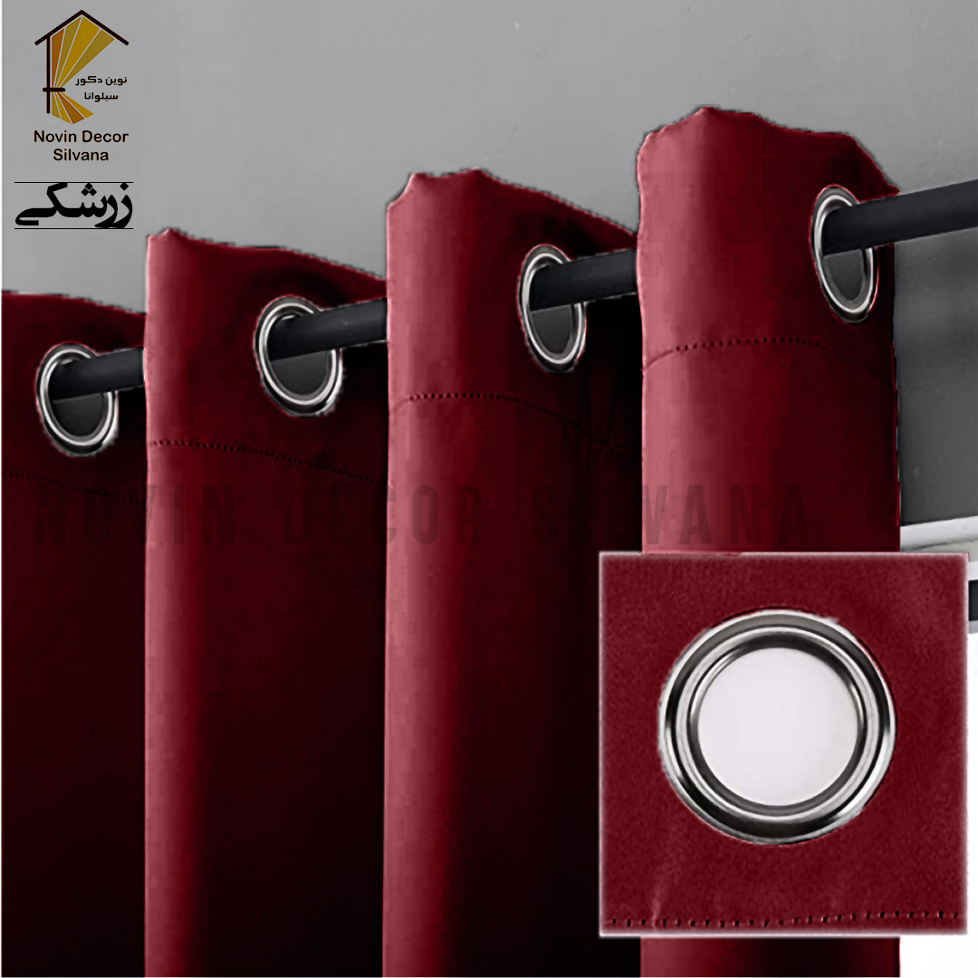 پرده نوین دکور سیلوانا مدل کتان کد 230 1 سایز 230 × 140 سانتی متر