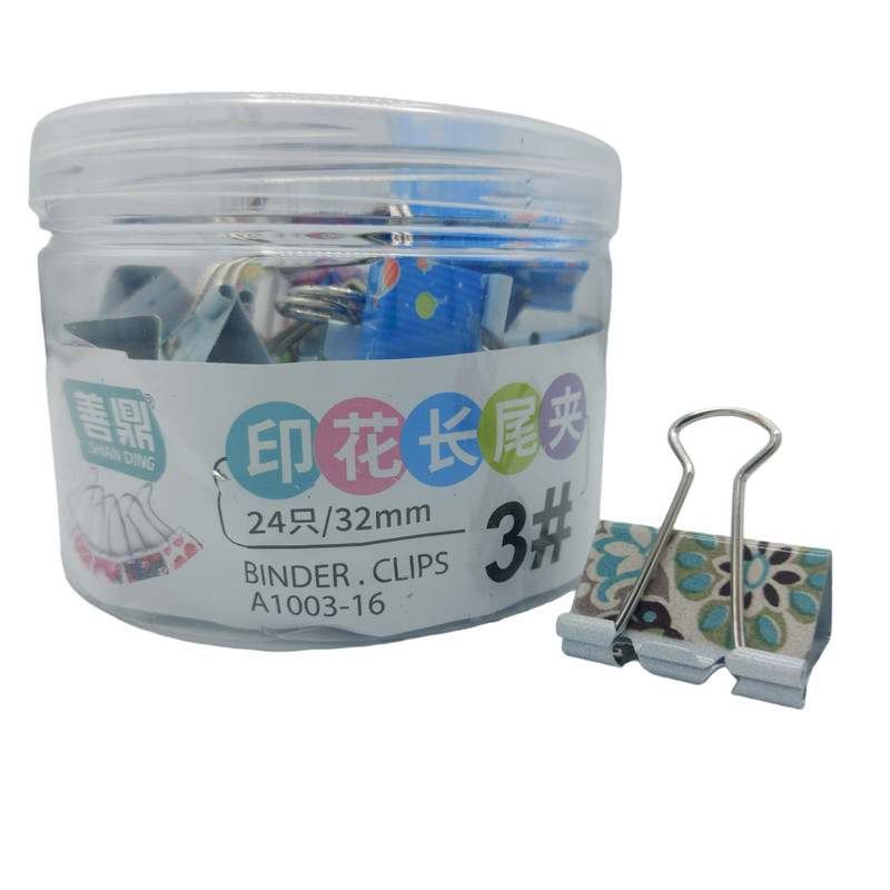 گیره کاغذ مدل طرحدار بسته 24 عددی