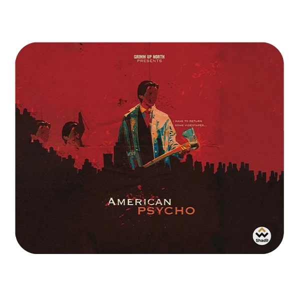 ماوس پد شادیت مدل فیلم american psycho کد02 سایز24*19سانتی متر