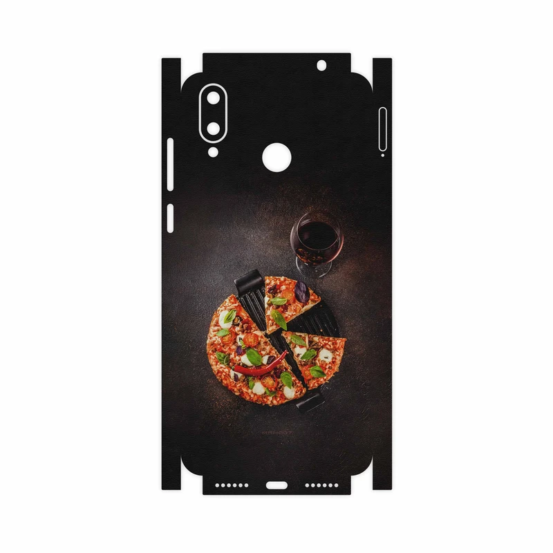 برچسب پوششی ماهوت مدل Pizza-FullSkin مناسب برای گوشی موبایل جی پلاس Q10