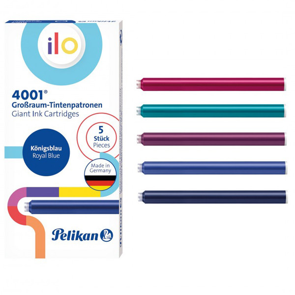 جوهر خودنویس پلیکان مدل ilo بسته 5 عددی