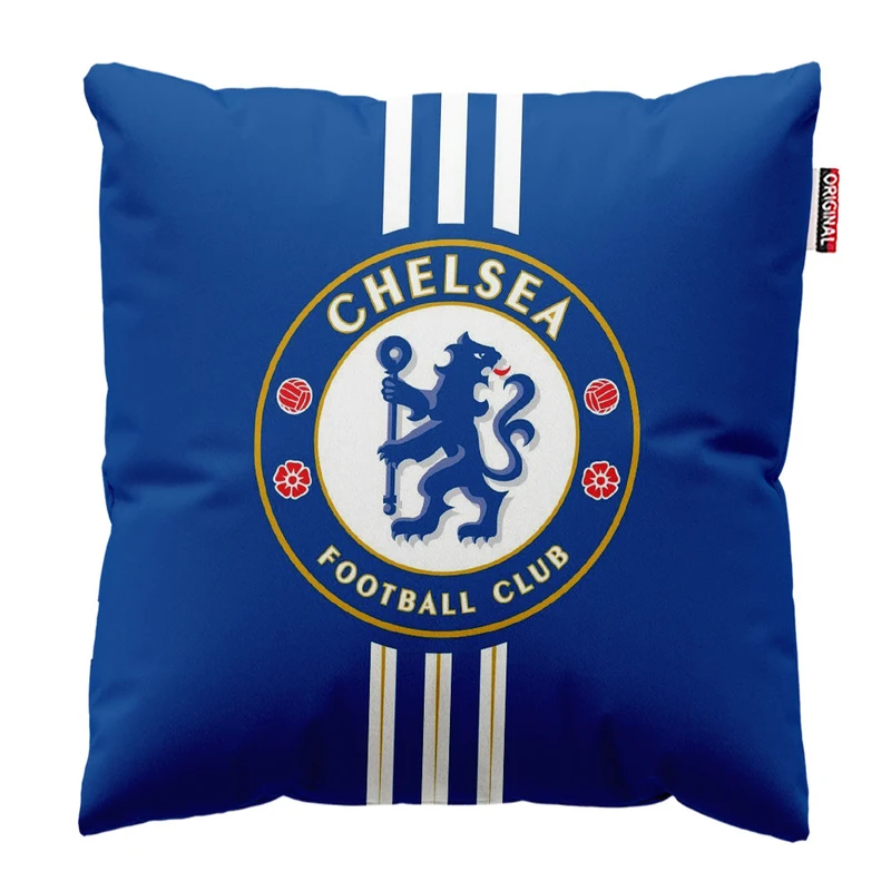 کوسن پاد آفرین طرح باشگاه چلسی کد 2531 سایز 30*30 سانتی متر