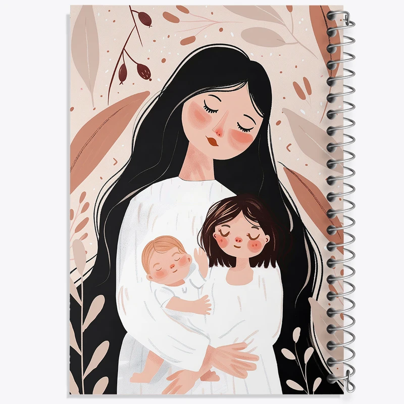 دفتر لیست خرید 50 برگ خندالو طرح مادرانه کد F7390