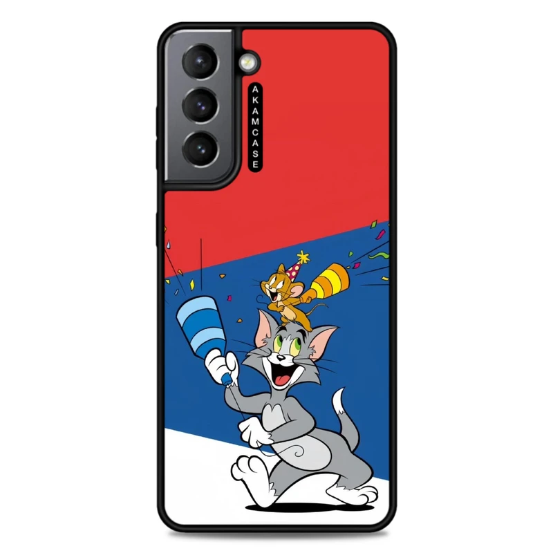 کاور آکام مدل AMC-WSGS21-TOM & JERRY16 مناسب برای گوشی موبایل سامسونگ Galaxy S21