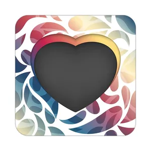 زیر لیوانی کاکتی مدل عاشقانه کد mp11852