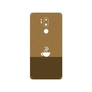 MAHOOT Minimal Cup of Coffee Icon Cover Sticker for LG G7 PLUS THINQ