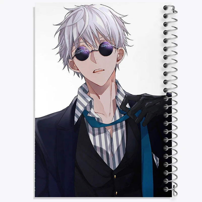 دفتر ژورنال نویسی 50 برگ خندالو مدل نقطه ای طرح انیمه جوجوتسو کایزن کد F1568