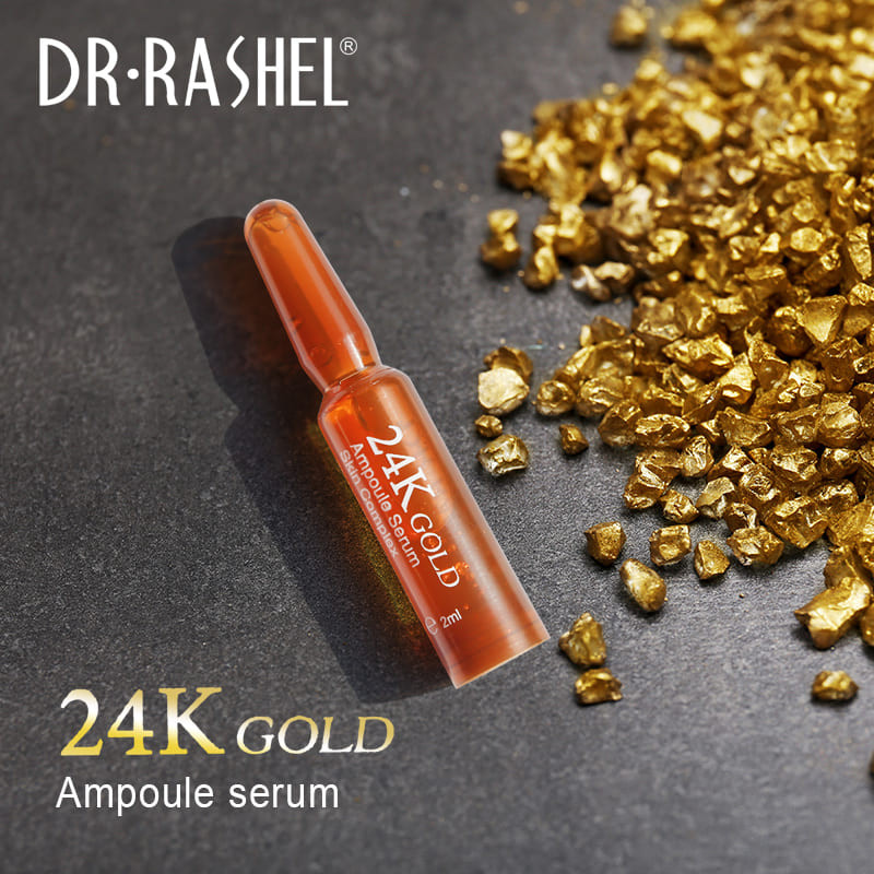 سرم پوست دکتر راشل مدل 24k gold حجم 2 میلی لیتر بسته 7 عددی سرم پوست دکتر راشل مدل 24k gold حجم 2 میلی لیتر بسته 7 عددی