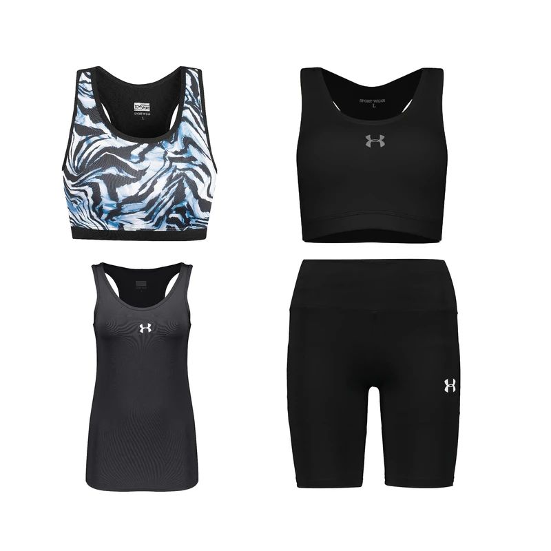 ست چهار تکه لباس ورزشی زنانه مدل 1801-1902-69-9101