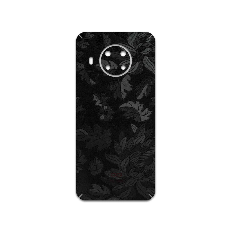 برچسب پوششی ماهوت مدل Black-Wildflower مناسب برای گوشی موبایل نوکیا X20