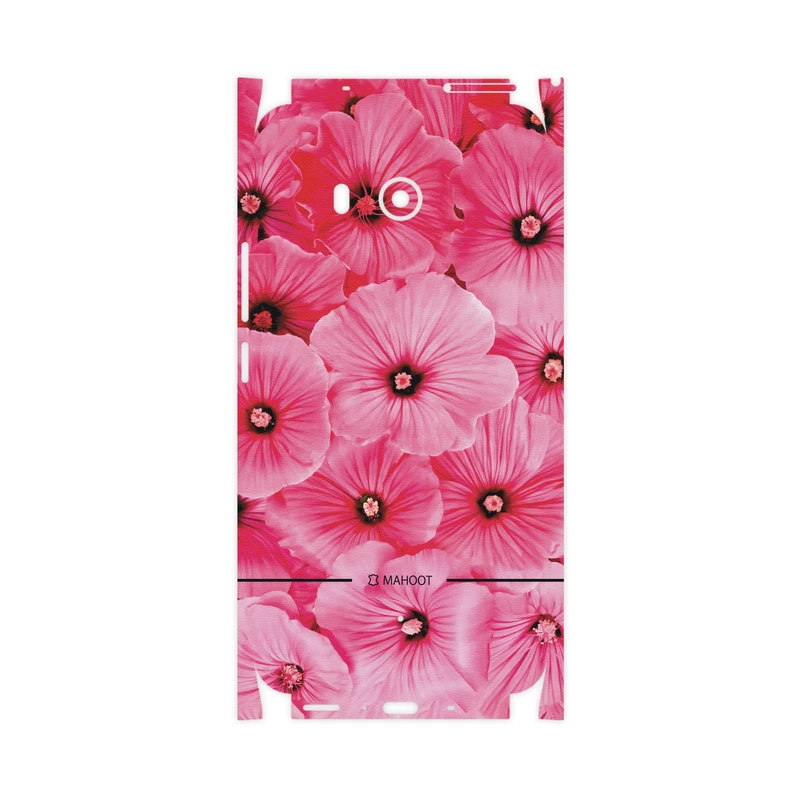 برچسب پوششی ماهوت مدل Pink-Flower-FullSkin مناسب برای گوشی موبایل اچ تی سی U11