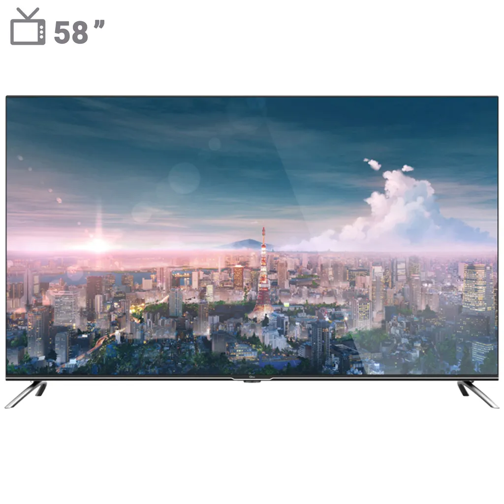 تلویزیون ال ای دی هوشمند جی پلاس مدل GTV-58LU722S سایز 58 اینچ