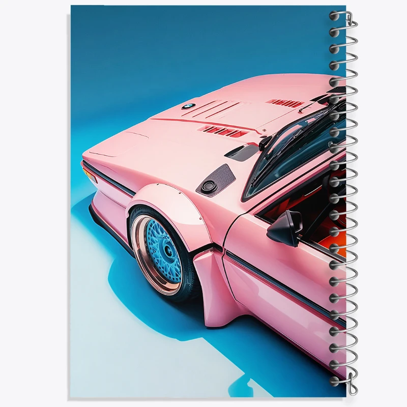 دفتر شطرنجی 50 برگ خندالو طرح ماشین اسپرت کد N5622