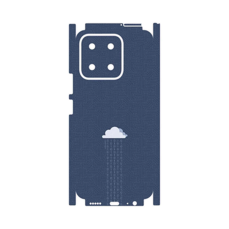 برچسب پوششی ماهوت مدل Minimal Data Cloud-FullSkin مناسب برای گوشی موبایل آنر X5b