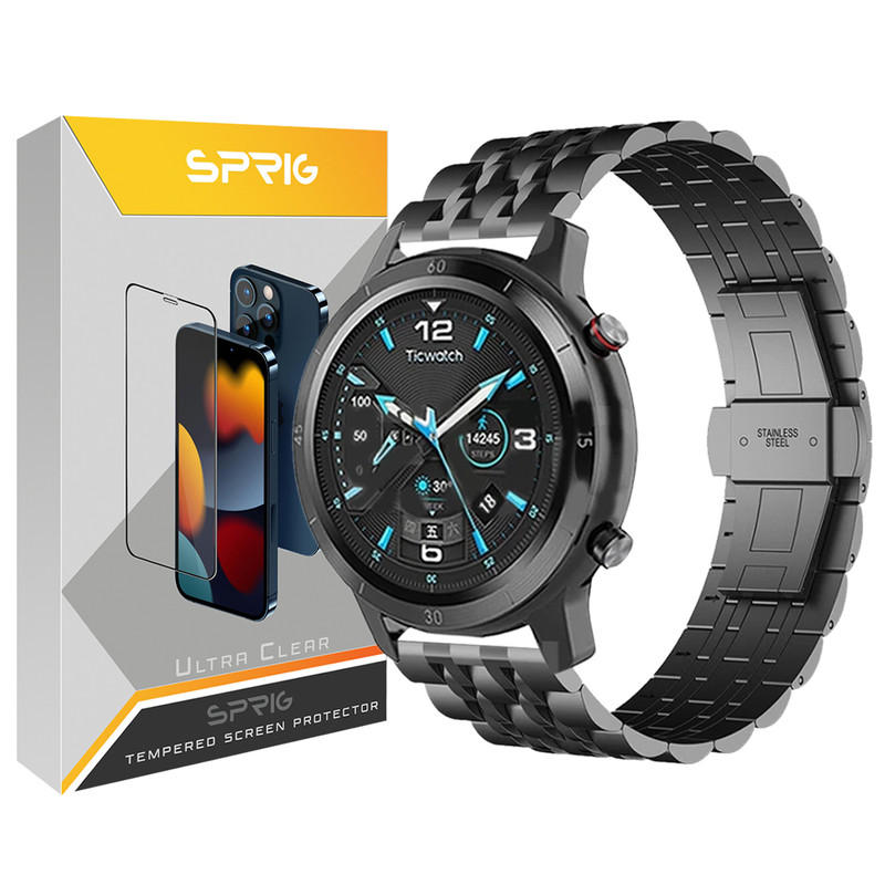 بند اسپریگ مدل 7Bid مناسب برای ساعت هوشمند سامسونگ Galaxy Watch Active 1 / Active 2 40mm / Active 2 44mm / Watch 3 size 41mm / Galaxy Watch 4 40mm / watch 4 42mm / watch 4 44mm / watch 4 46mm