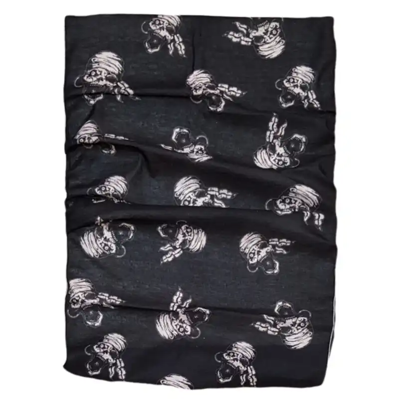 دستمال سر و گردن مدل اسکلت Rokh4