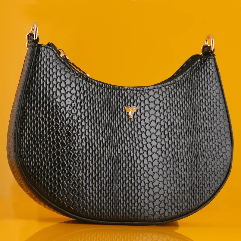 کیف دوشی زنانه چرم یلسان مدل دلسا کد 077-MRV-8