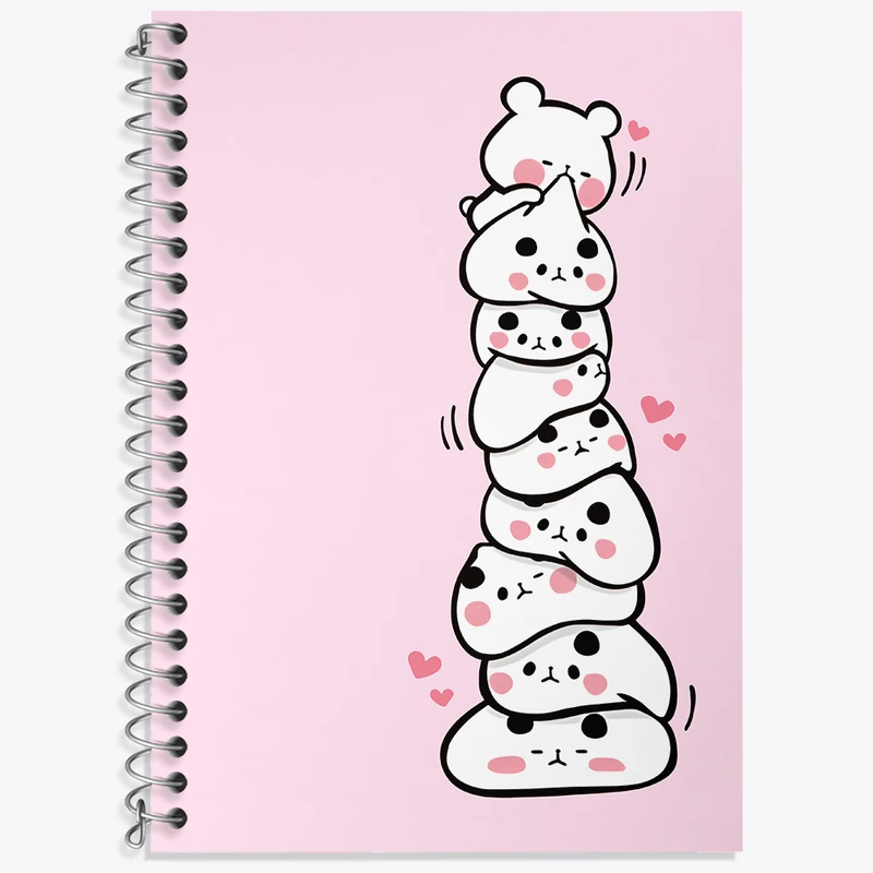 دفتر لغت 50 برگ خندالو طرح خرس های بامزه کد N5146