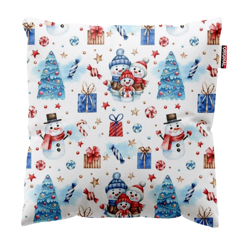  کوسن پاد آفرین طرح زمستون کد 1325 سایز 30*30 سانتی متر