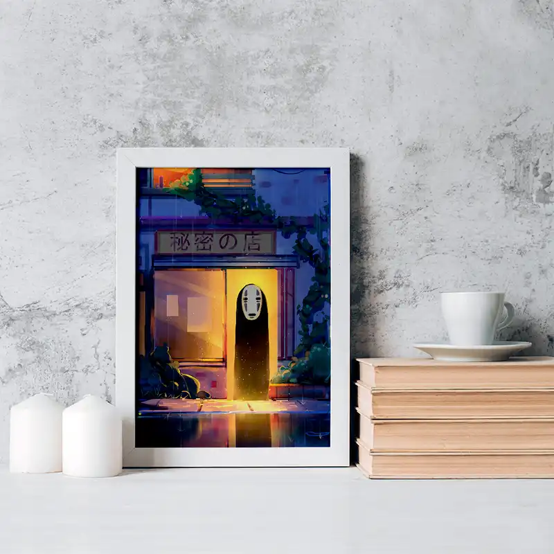 تابلو خندالو مدل نوفیس انیمه شهر اشباح کد 12099