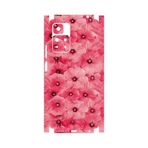 MAHOOT Pink_Flower-FullSkin Cover Sticker for Xiaomi Redmi Note 11 Pro Plus 5G