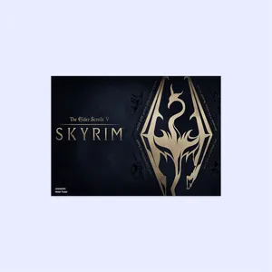 پوستر هومرو مدل فلزی طرح Skyrim کد PS747