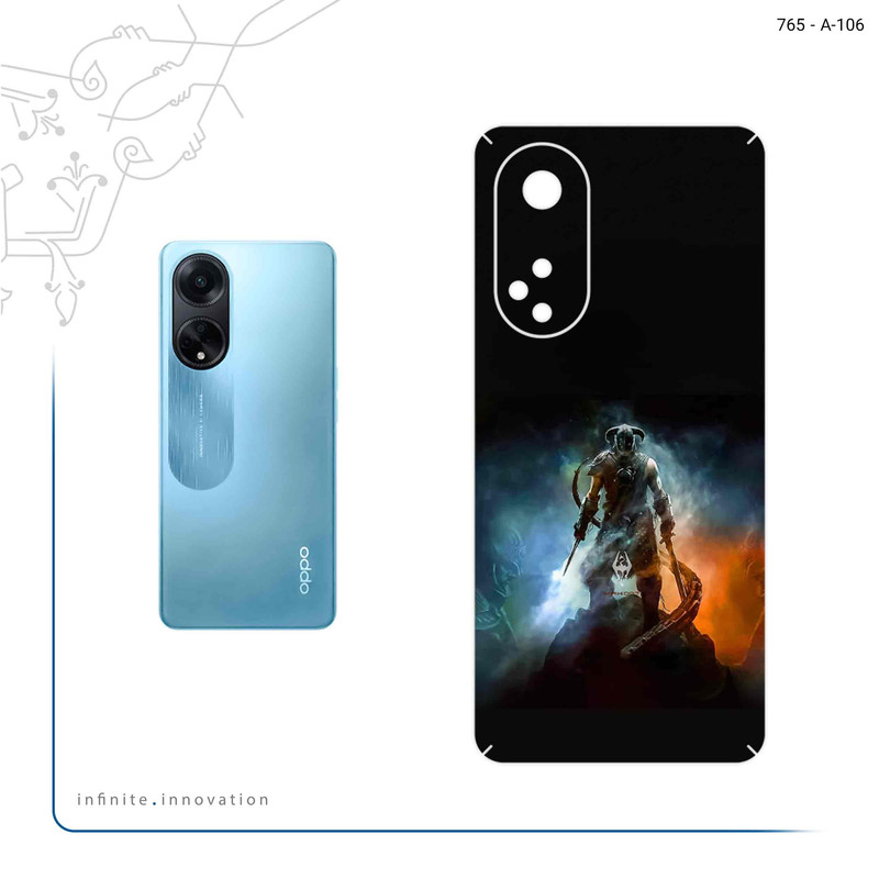 برچسب پوششی ماهوت مدل Skyrim Game Series مناسب برای گوشی موبایل اپو A98