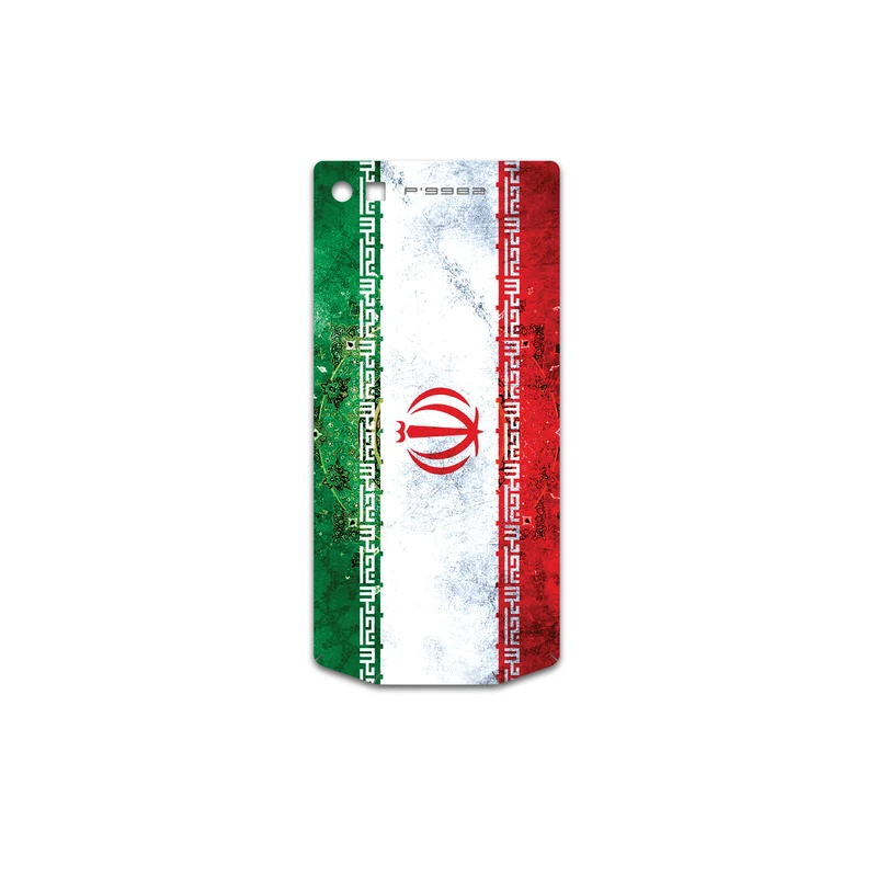 برچسب پوششی ماهوت مدل IRAN-Flag-1 مناسب برای گوشی موبایل بلک بری Porsche Design P9982