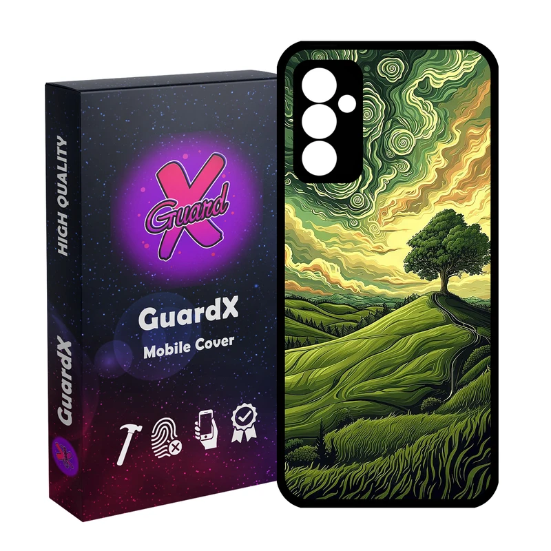 کاور گارد ایکس طرح دشت سبز مدل  Glass10790 مناسب برای گوشی موبایل سامسونگ Galaxy A15 4G / A15 5G