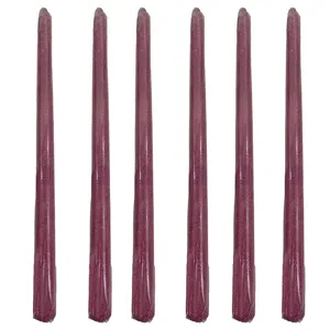 شمع مدل اکلیلی بلند 30 سانت بسته 6 عددی
