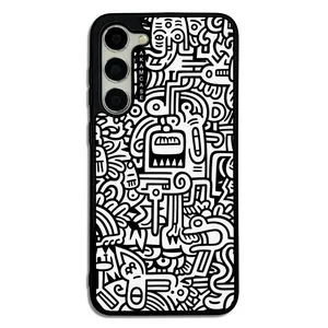 AKAM AMC-WSGS23P-DOODLE15 Cover For Samsung Galaxy S23 Plus