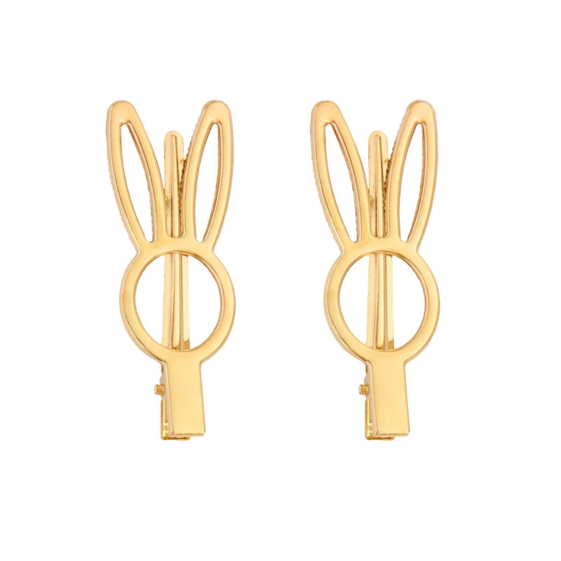 گیره مو زنانه مدل خرگوش کد GMZ 02 بسته 2 عددی