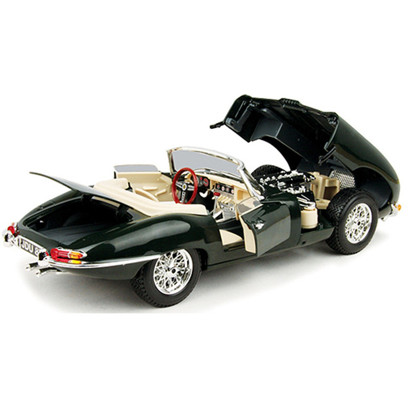 ماکت ماشین بوراگو مدل  Jaguar E-Type Convertible  1961-1974 Cabriolet