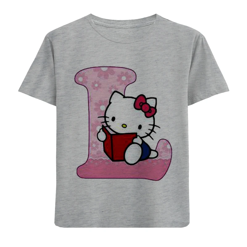 تی شرت آستین کوتاه دخترانه مدل F631 L