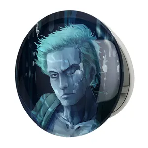 آینه جیبی خندالو طرح زورو انیمه وان پیس One Piece مدل تاشو کد 17277 