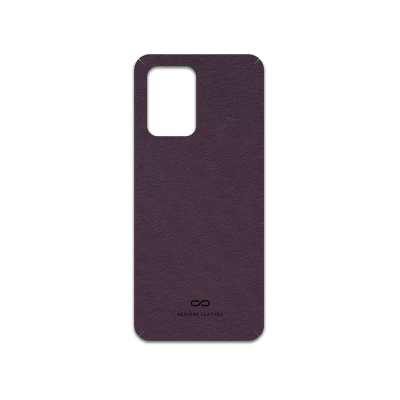 برچسب پوششی ماهوت مدل Purple-Leather مناسب برای گوشی موبایل شیائومی Poco X4 GT