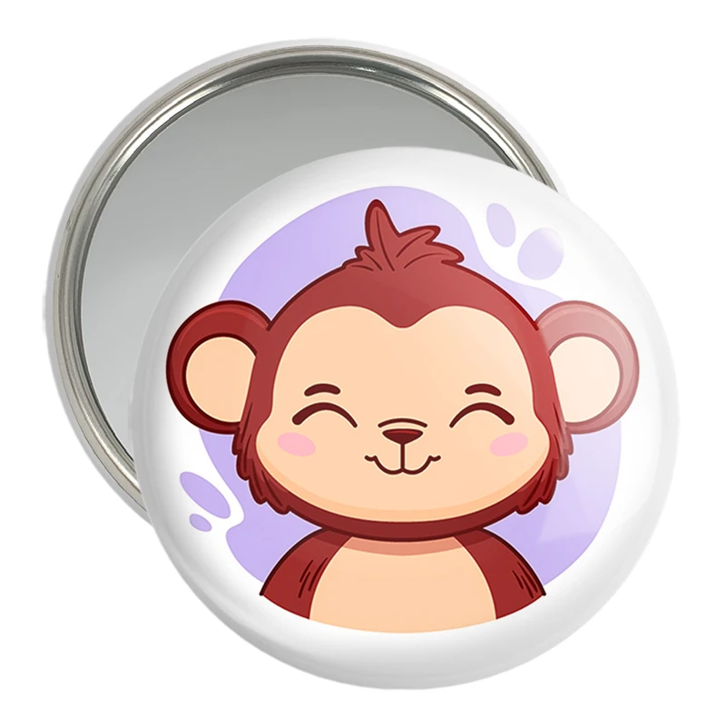 آینه جیبی خندالو مدل میمون حیوانات بامزه کد 37136